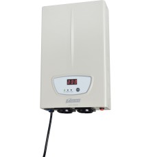 Стабилизатор POWERMAN AVS 1500S, ступенчатый регулятор, цифровые индикаторы уровней напряжения, 1500ВА, 140-260В, максимальный входной ток 12А, 2 евророзетки, IP-20, навесного исполнения, 310мм х 200мм х 68мм, 4,36 кг. POWERMAN AVS 1500S (POWERMAN AVS-150