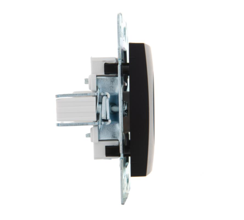 Розетка компьютерная 1-м СП Karina RJ45 механизм черн. бархат LEZARD 707-4288-139