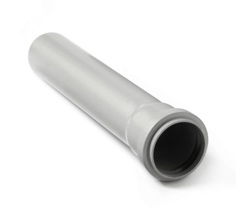 Труба канализационная 50x750 мм PP, однораструбная, серая