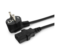 Кабель питания EU-Schuko/IEC320-C13, 220B, 3x1.0 мм2, 16А, 1.8м
