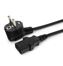 Кабель питания EU-Schuko/IEC320-C13, 220B, 3x1.0 мм2, 16А, 1.8м