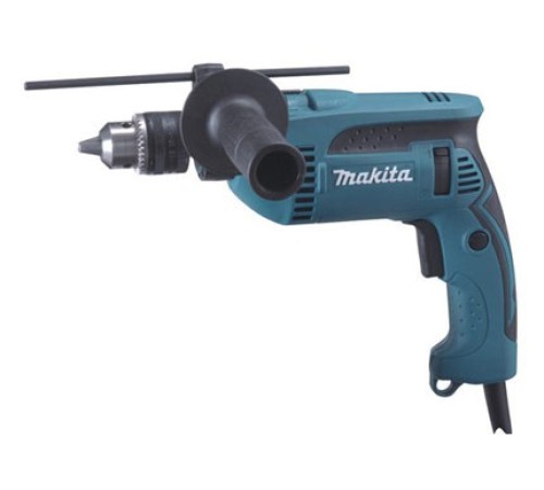 Дрель ударная Makita HP1640K 680Вт патрон:кулачковый реверс (кейс в комплекте)