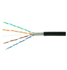 Cablexpert [UPC-5051E-4-CU-OUT] Кабель Cablexpert (RU) UTP outdoor 4x2x0.51, медный, кат.5e, однож., 305м, box, черный
