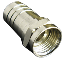 Разъем для коаксиального кабеля RG6 (Crimp) (100шт)
