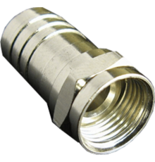 Разъем для коаксиального кабеля RG6 (Crimp) (100шт)