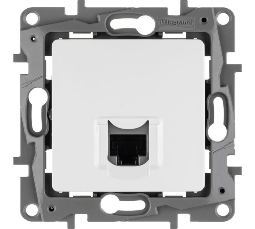 ETIKA Розетка RJ45 кат.5 UTP, бел. Legrand 672241 ETIKA Розетка RJ45 кат.5 UTP, бел. Legrand 672241
