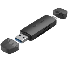 Картридер Vention USB 3.0 A+C (SD+TF) Черный Vention CLKB0