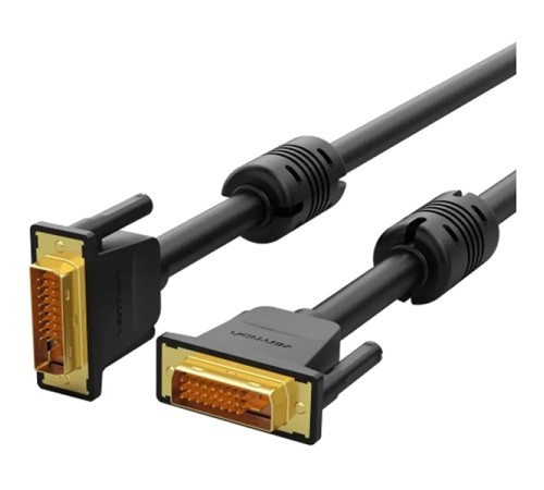 Кабель Vention DVI-I Dual link 24+5M/VGA 15M с ферритовым фильтром - 3м. Кабель Vention DVI-I(m)/VGA(m) - 3 м (EACBI) Кабель Vention DVI-I Dual link 24+5M/VGA 15M с ферритовым фильтром - 3м. Кабель Vention DVI-I(m)/VGA(m) - 3 м (EACBI)
