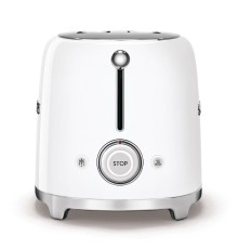 Тостер на 2 ломтика,SMEG TSF01WHEU, белый