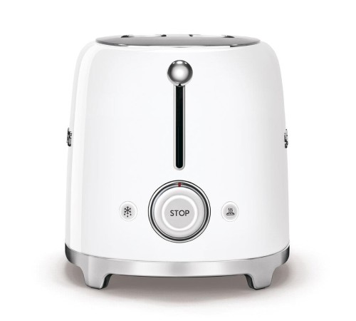 Тостер на 2 ломтика,SMEG TSF01WHEU, белый Тостер на 2 ломтика,SMEG TSF01WHEU, белый