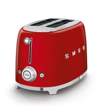 Тостер на 2 ломтика,SMEG TSF01RDEU, красный