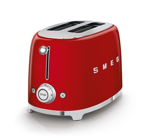 Тостер на 2 ломтика,SMEG TSF01RDEU, красный Тостер на 2 ломтика,SMEG TSF01RDEU, красный