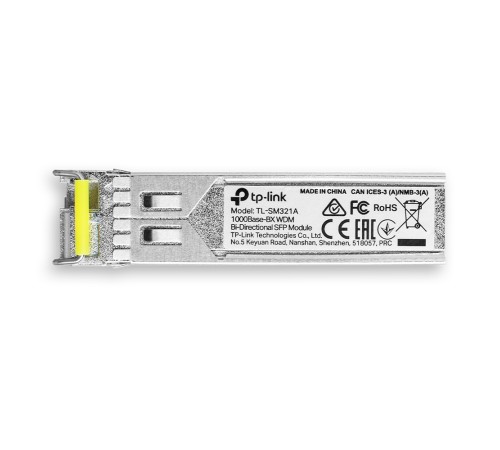 TP-Link SM321A WDM SFP-трансивер, 1000Base-BX (Simplex LC), Tx: 1550нм, Rx: 1310нм, одномод, до 20км