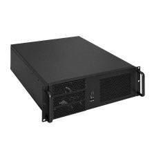 Exegate EX264270RUS Серверный корпус Exegate Pro 3U390-08 <RM 19",  высота 3U, глубина 390, без БП, USB>