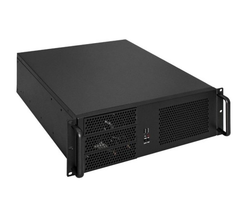 Exegate EX264270RUS Серверный корпус Exegate Pro 3U390-08 <RM 19",  высота 3U, глубина 390, без БП, USB>