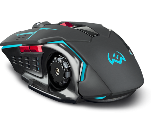 Игровая мышь SVEN RX-G930W (бесшумн. кл., 5+1кл. 800-2400 DPI, ST, подсв., игров. упак)