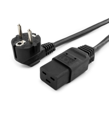 Кабель питания EU-Schuko/IEC320-C19, 220B, 16А, 1.8м