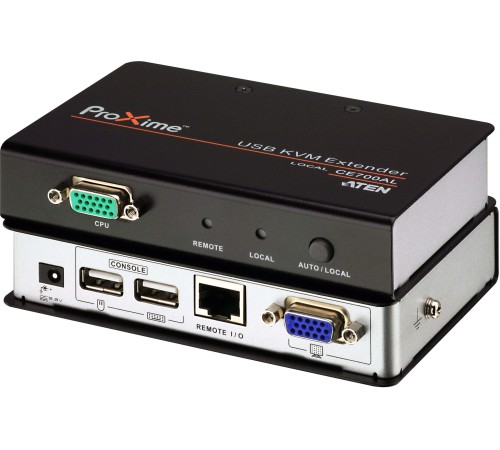 Удлинитель консоли USB (клав.+мышь+мон.) на 150м ATEN CE700A