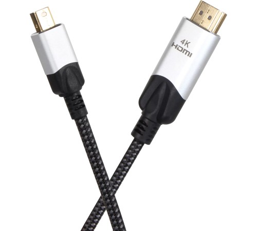 Кабель-переходник miniDisplayPort M-> HDMI M 4K@60Hz 1.8m VCOM (CG615M-1.8M) Кабель-переходник VCOM Mini DisplayPort M/HDMI M (CG615M-1.8)