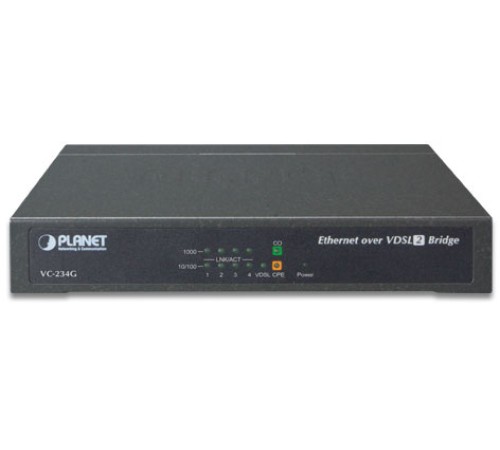 VC-234G конвертер Ethernet в VDSL2, внешний БП PLANET VC-234G
