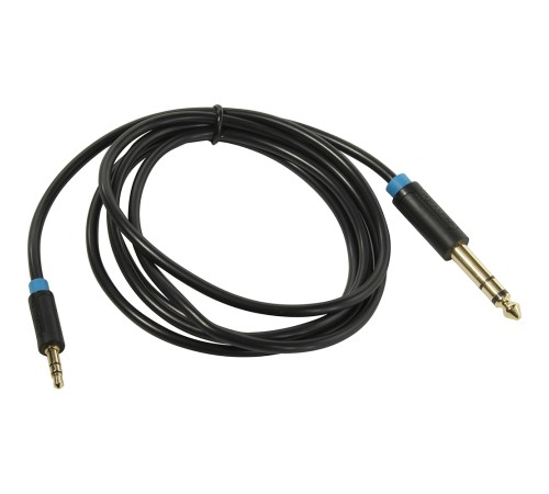 Кабель Vention аудио Jack 6,5 mm M/ 3,5 M - 1,5м Кабель Vention jack 6.5 mm(m)/mini jack 3.5 mm(m) - 1.5 м (BABBG) Кабель Vention аудио Jack 6,5 mm M/ 3,5 M - 1,5м Кабель Vention jack 6.5 mm(m)/mini jack 3.5 mm(m) - 1.5 м (BABBG)