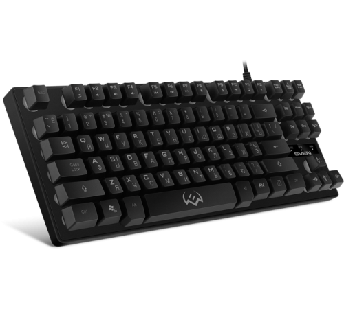 Игровая клавиатура SVEN KB-G7400 (87кл., 12 Fn функций, подсветка) Sven KB-G7400 (SV-019488) Игровая клавиатура SVEN KB-G7400 (87кл., 12 Fn функций, подсветка) Sven KB-G7400 (SV-019488)