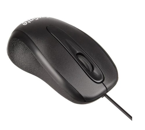 Exegate EX264099RUS Мышь Exegate SH-9026  <black, optical,  3btn/scroll, 1000dpi, USB>, Color box