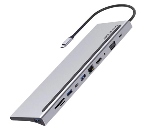 Мультифункциональная док-станция Vention USB Type C 11 в 1 Мультифункциональная док-станция Vention USB Type (THTHC)