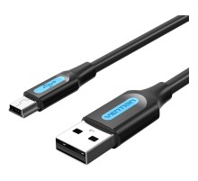 Кабель Vention USB 2.0 AM/mini B 5pin - 1,5м Кабель Vention USB 2.0 AM/mini-B - 1.5 м (COMBG)