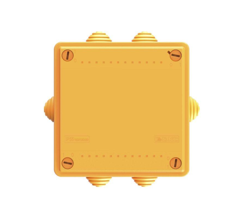 DKC FSB11506 Коробка пластиковая FS с кабельными вводами и клеммниками, IP56,100х100х50мм, 5р, 450V,10A, 6мм.кв. DKC FSB11506 Коробка пластиковая FS с кабельными вводами и клеммниками, IP56,100х100х50мм, 5р, 450V,10A, 6мм.кв.