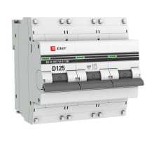 EKF mcb47100-3-125D-pro Автоматический выключатель 3P 125А (D) 10kA ВА 47-100 EKF PROxima