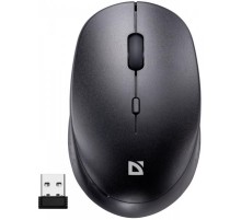 Defender Auris MB-027 { Беспроводная оптическая мышь,черный,4D,800-1600dpi,бесшумн } [52027]