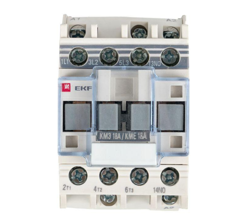 Контактор КМЭ 18А кат. 220В AC 1НО EKF ctr-s-18-220 Контактор КМЭ 18А кат. 220В AC 1НО EKF ctr-s-18-220