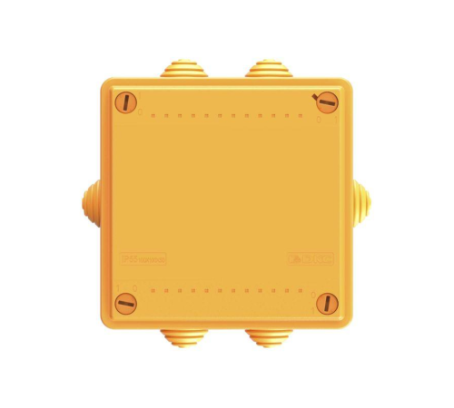 DKC FSB11404 Коробка пластиковая FS с кабельными вводами и клеммниками, IP55,100х100х50мм, 4р, 450V,6A, 4мм.кв DKC FSB11404 Коробка пластиковая FS с кабельными вводами и клеммниками, IP55,100х100х50мм, 4р, 450V,6A, 4мм.кв