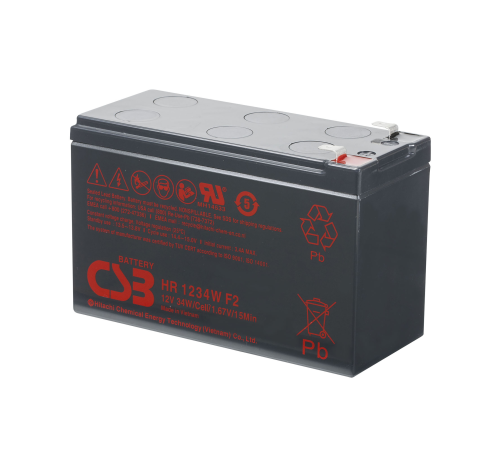 CSB Батарея HR1234W (12V, 9Ah, 34W) клеммы F2