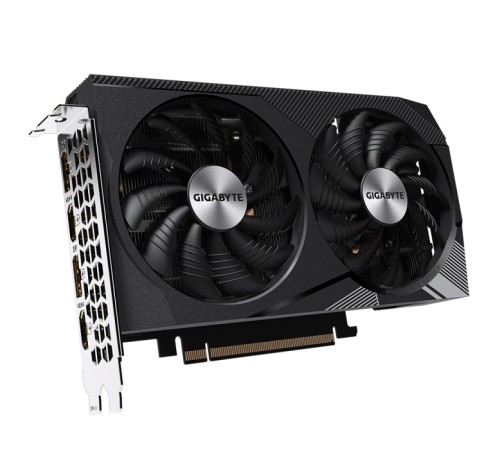 Видеокарта Gigabyte PCI-E 4.0 GV-N3060WF2OC-12GD NVIDIA GeForce RTX 3060 12288Mb 192 GDDR6 1777/15000 HDMIx2 DPx2 HDCP Ret