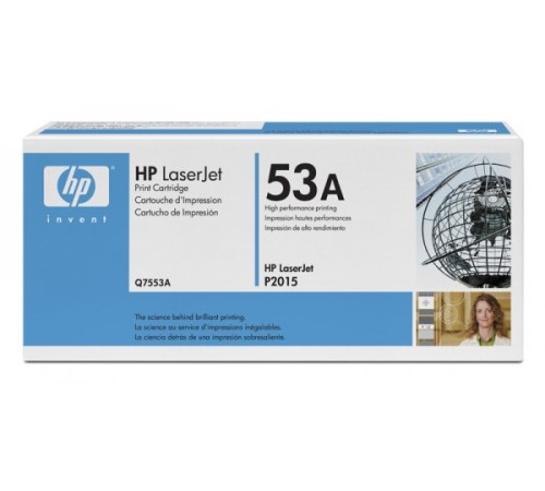 Картридж лазерный HP 53A Q7553A черный (3000стр.) для HP LJ P2015
