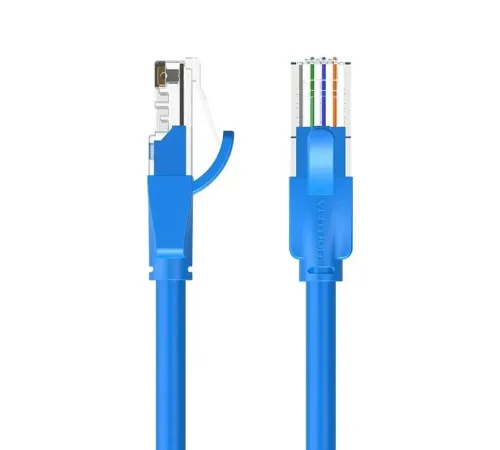 Патч-корд Vention прямой UTP cat.6, RJ45 - 3м. Синий Vention IBELI