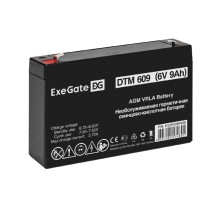 Exegate EX297508RUS Аккумуляторная батарея DTM 609 (6V 9Ah, клеммы F2)