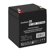 Exegate EX297513RUS Аккумуляторная батарея DT 1205 (12V 5Ah, клеммы F2)