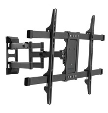 Kromax CORBEL-10 grey titan {32"-75";  Максимальная нагрузка: 45 кг;  VESA: 200x200, 200х300, 200х400, 300х200, 300х300, 300х400, 400х200, 400х300, 400х400, 600х400 мм;  Наклон: +5°-12°Поворот: ±90°}