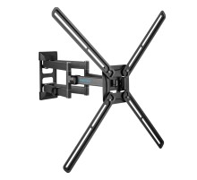 Kromax CORBEL-12 grey titan {32"-75";  Максимальная нагрузка: 45 кг;  VESA: 200x200, 200х300, 200х400, 300х200, 300х300, 300х400, 400х200, 400х300, 400х400, 600х400 мм;  Наклон: +5°-12°Поворот: ±90°}