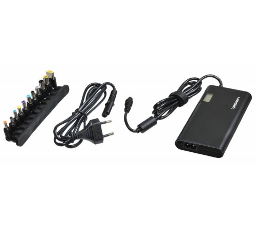 Блок питания Ippon SD90U автоматический 90W 15V-19.5V 11-connectors 4.5A 1xUSB 2.1A от бытовой электросети LСD индикатор Блок питания Ippon SD90U автоматический 90W 15V-19.5V 11-connectors 4.5A 1xUSB 2.1A от бытовой электросети LСD индикатор