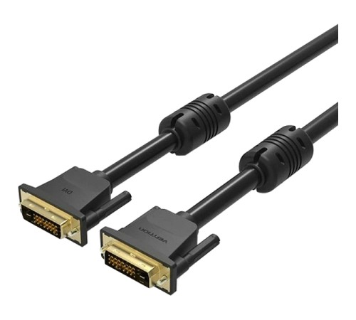 Кабель Vention DVI-D Dual link 25M/25M с ферритовым фильтром - 2м. Кабель Vention DVI-D(m)/DVI-D(m) - 2 м (EAABH) Кабель Vention DVI-D Dual link 25M/25M с ферритовым фильтром - 2м. Кабель Vention DVI-D(m)/DVI-D(m) - 2 м (EAABH)