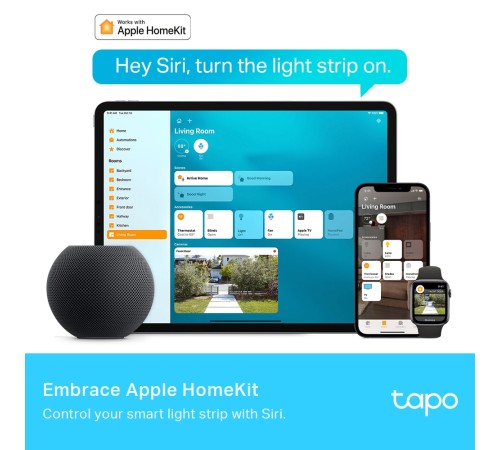 TP-Link Tapo L930-10 Умная многоцветная светодиодная лента Tapo, многоцветная TP-Link Tapo L930-10 Умная многоцветная светодиодная лента Tapo, многоцветная
