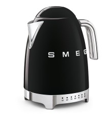 Чайник электрический с регулируемой температурой, SMEG KLF04BLEU, черный