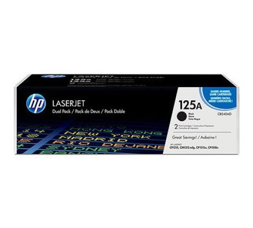 Тонер-картридж набор из 2 шт HP CB540AD Тонер-картридж набор из 2 шт HP CB540AD