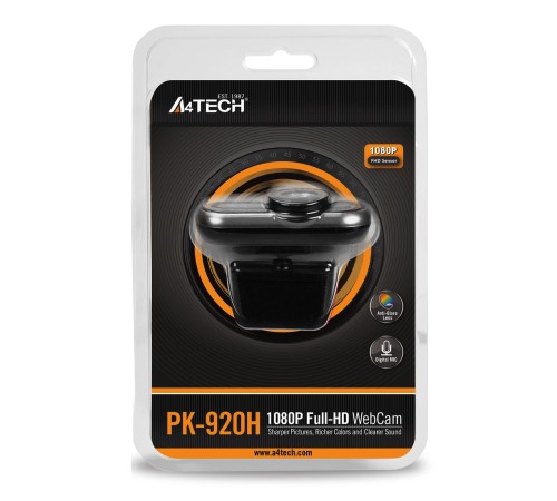 Камера Web A4Tech PK-920H-1 серебристый 2Mpix (1920x1080) USB2.0 с микрофоном Камера Web A4Tech PK-920H-1 серебристый 2Mpix (1920x1080) USB2.0 с микрофоном