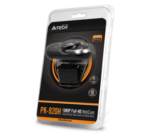 Камера Web A4Tech PK-920H-1 серебристый 2Mpix (1920x1080) USB2.0 с микрофоном Камера Web A4Tech PK-920H-1 серебристый 2Mpix (1920x1080) USB2.0 с микрофоном