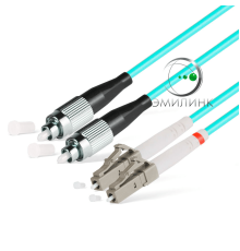 Шнур оптический NTSS PREMIUM dpc LC/UPC-LC/UPC 50/125 (OM3) 3.0мм 10м LSZH